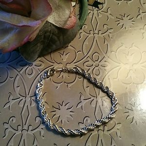Silver toned bracelet